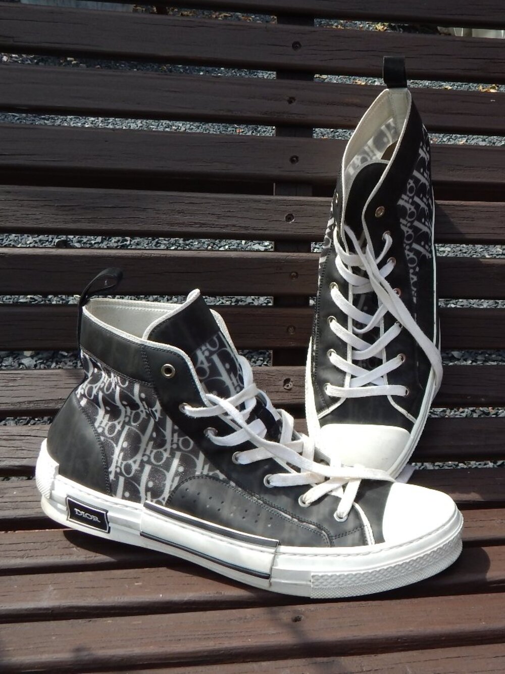 Dior League High-Top Sneakers Oblique Black EU 48 US 14